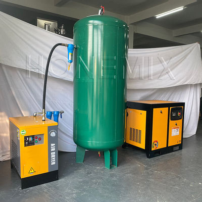 Ενίσχυρο βοηθητικό εξοπλισμό 7.5KW / 10HP ελαστικό αεροσυμπιεστή βίδας