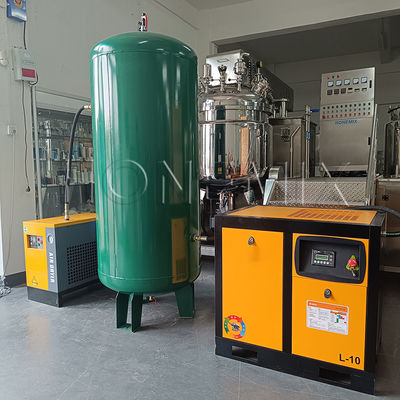 Ενίσχυρο βοηθητικό εξοπλισμό 7.5KW / 10HP ελαστικό αεροσυμπιεστή βίδας