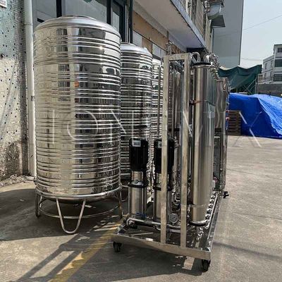 Μηχανή επεξεργασίας νερού 380V RO 500L Σύστημα διήθησης νερού με αντίστροφη όσμωση