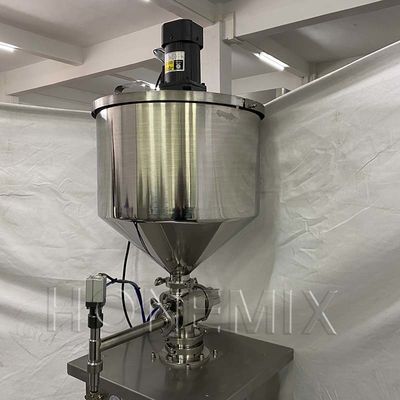 Μηχανή πλήρωσης τροφίμων Jam Hopper Vertical Mixing paddle Pneumatic Control