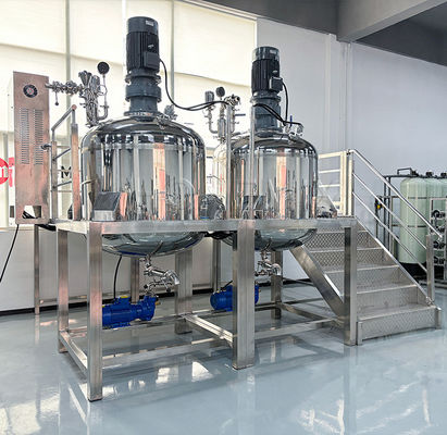 Δύο δοχεία 500L με σφραγισμένο καπάκι, αναμιγνυτική δεξαμενή υγρού, αναμιγνυτής τόνου