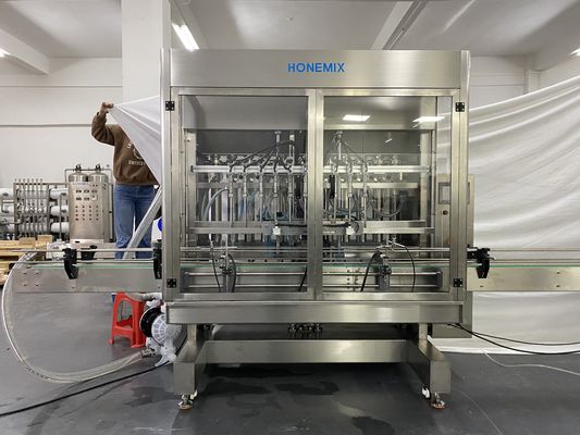 Μηχανή πλήρωσης κρέμας δέκα ακροφύσια πλήρωσης καπάκις γραμμής επισήμανσης